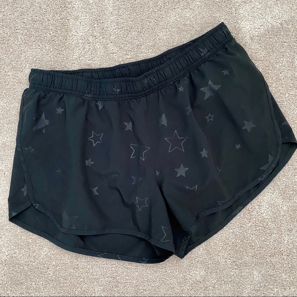 Old Navy Athletic Running Shorts Black with Stars